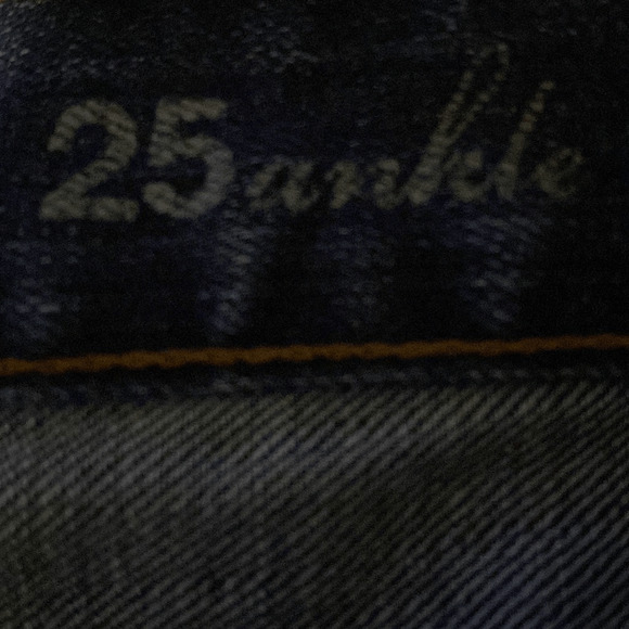 J. Crew Low-Rise Blue Jeans SZ 25 (0) Denim Toothpick Skinny Ankle Medium Wash - Picture 10 of 14